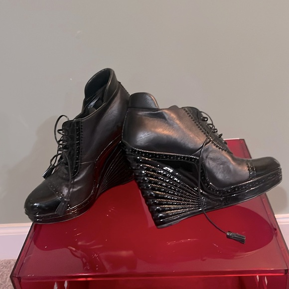 YSl Wedge Booties - Picture 1 of 6